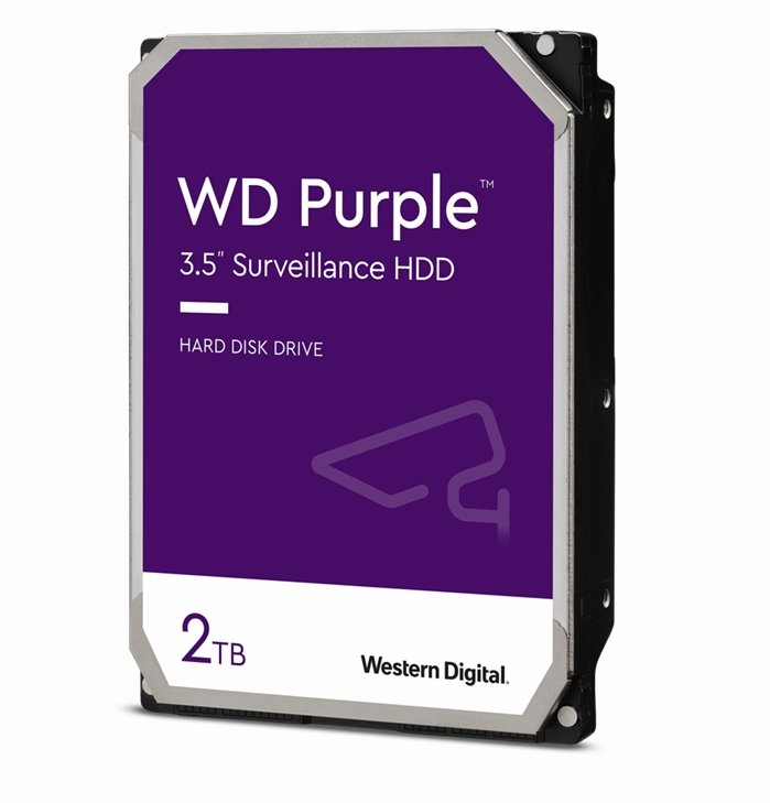 Western Digital WD Purple Surveillance Hard Drive 2 To SATA 6Gb/s