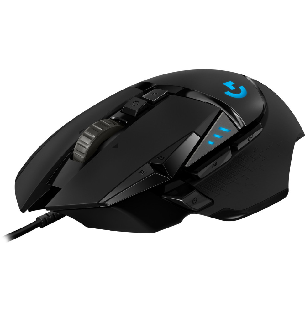 SOURIS GAMING HAUTES PERFORMANCES – G502 HERO -SÉRIE G -NOIR -910-005471