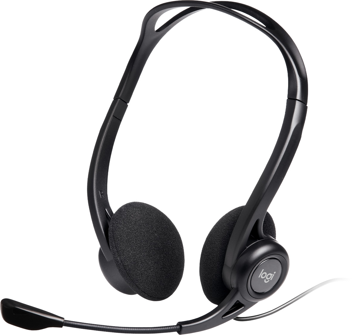 Casque USB Logitech 960 pour ordinateur avec microphone anti-parasite