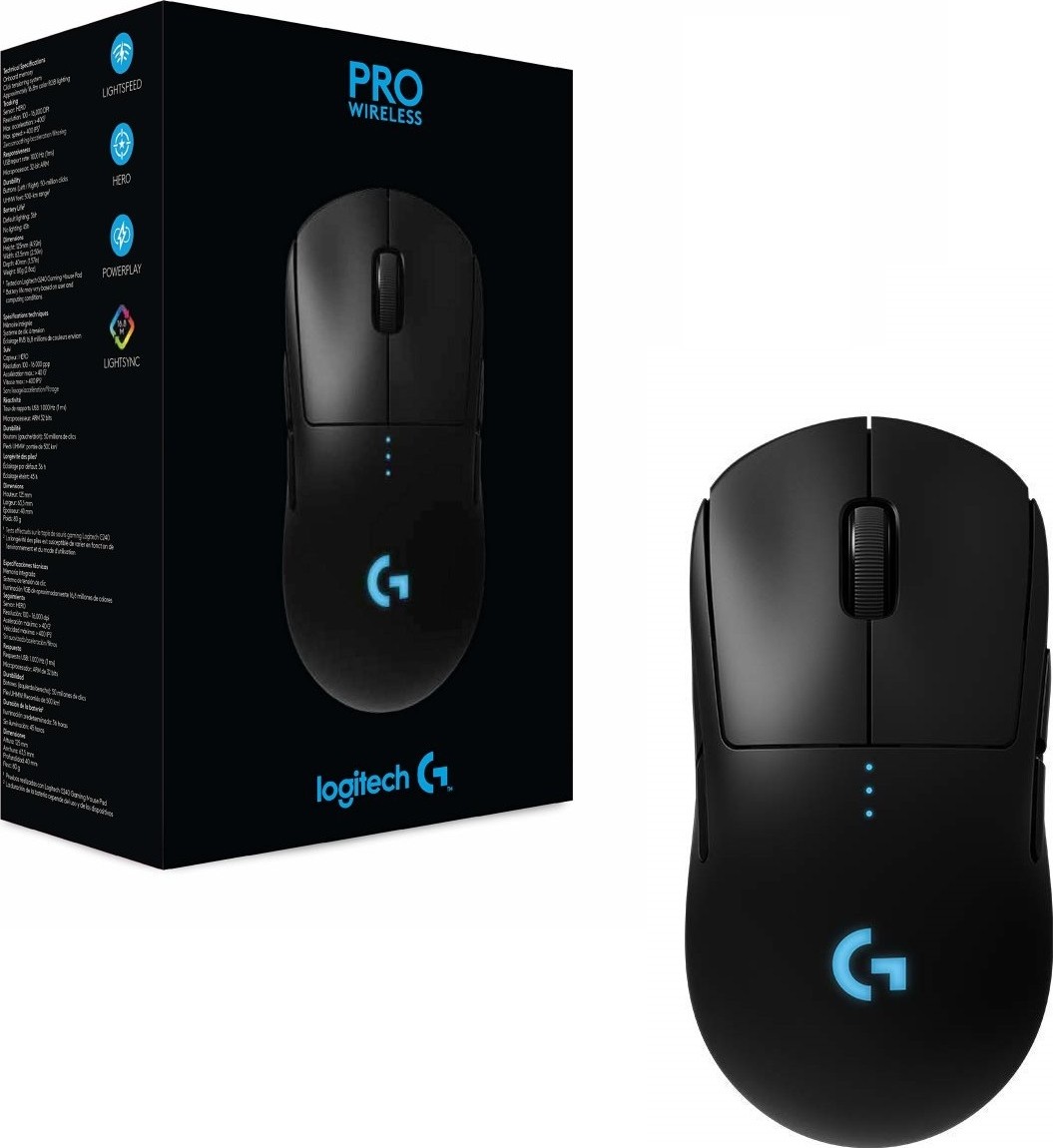 SOURIS GAMING SANS FIL – SÉRIE PRO- NOIR -910-005273